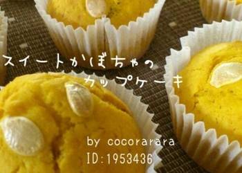 How to Prepare Yummy Easy Kabocha Cupcake Muffins with Pancake Mix