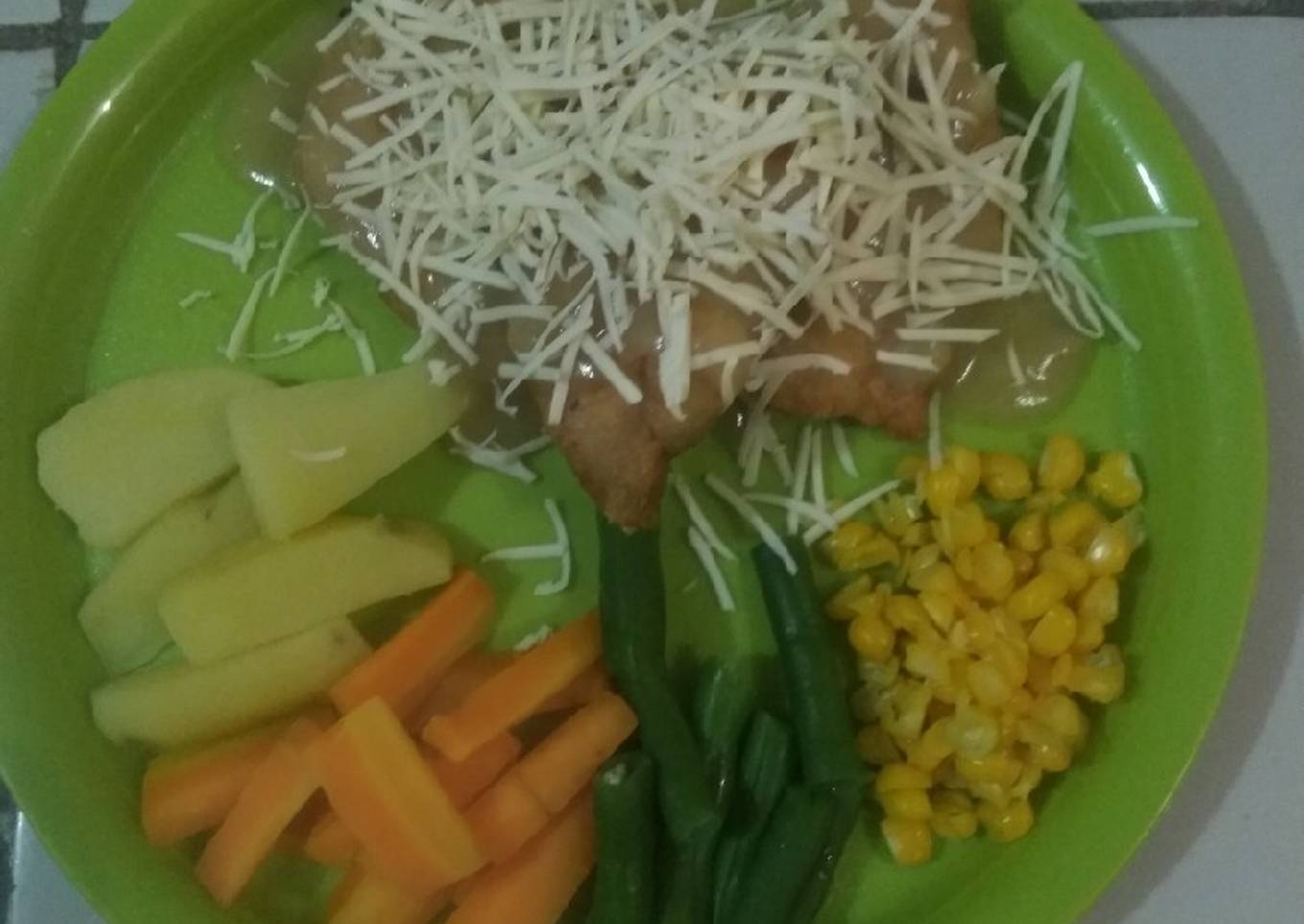 Steak Belly Nila tabur keju