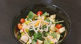 Hình ảnh món Salad táo xanh, rau bina trộn