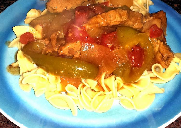 Slow-Cooked Pepper Steak