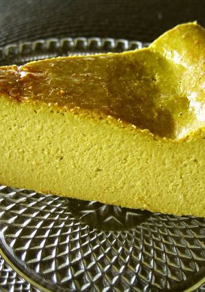 A picture of Nutritious Spinach Cheesecake.