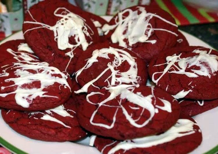 Recipe of Perfect Red Velvet Cheesecake Cookies