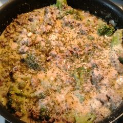 A picture of Meaty, Cheesy, Broccoli.