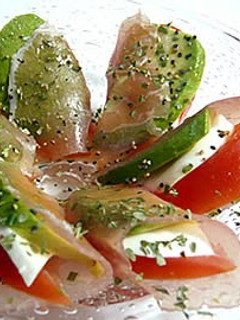 A picture of Caprese Salad.
