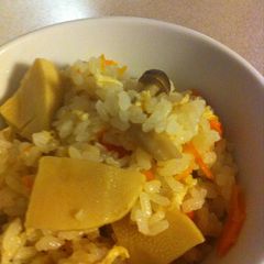 Rice with Bamboo Shoots A picture of Rice with Bamboo Shoots.