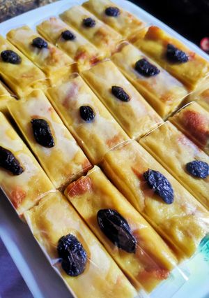 Foto resep Podeng / Bingka Roti Kukus