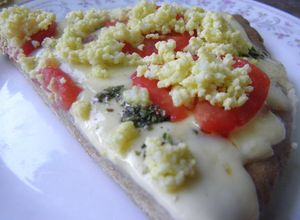 Una foto de Pizza integral saludable Sin Sal