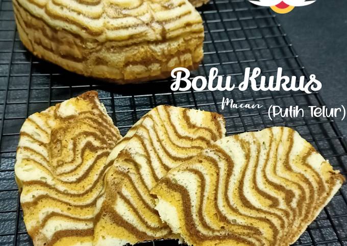 Panduan Masakan Resep Bolu kukus macan (putih telur)