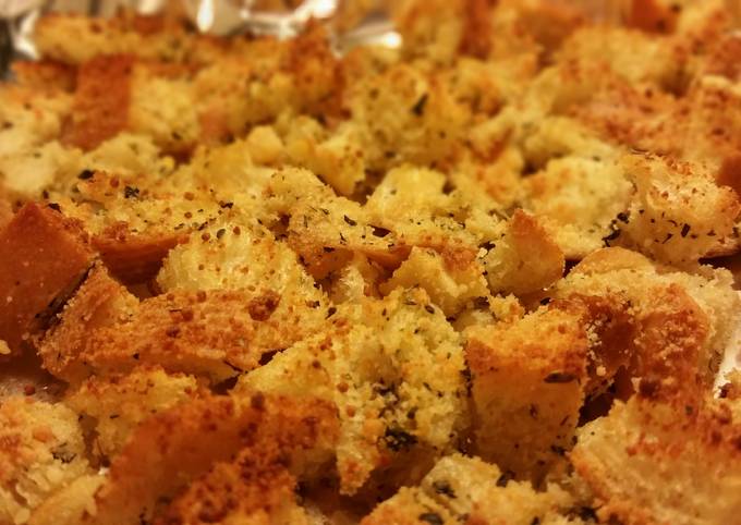 Steps to Make Any-night-of-the-week Homemade croutons
