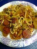 Udon noodles Cai chua ( pickled mustard)with pork