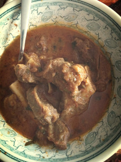 A picture of Mutton curry.
