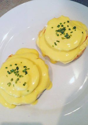 Una foto de Huevos Benedict