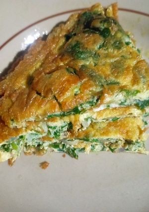 Foto resep Omelete Bayam