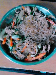 Hình của món Miến xào.