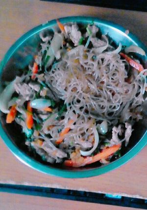 Hình của món Miến xào.