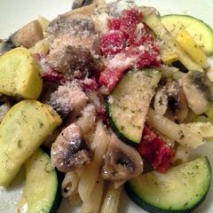 A picture of Pasta Primavera.