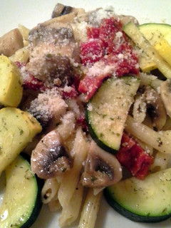 A picture of Pasta Primavera.