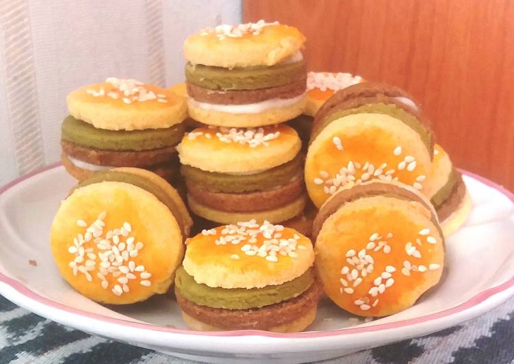 Bumbu mengolah Burger Cookies yang sempurna