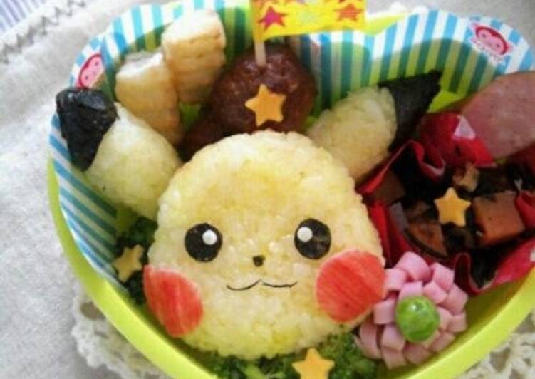 Step-by-Step Guide to Make Any-night-of-the-week Easy! Cute Pikachu Bento