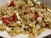 A picture of balsamic pasta salad