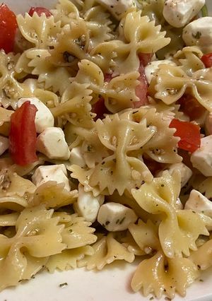 A picture of Balsamic Tomato Pasta Salad.