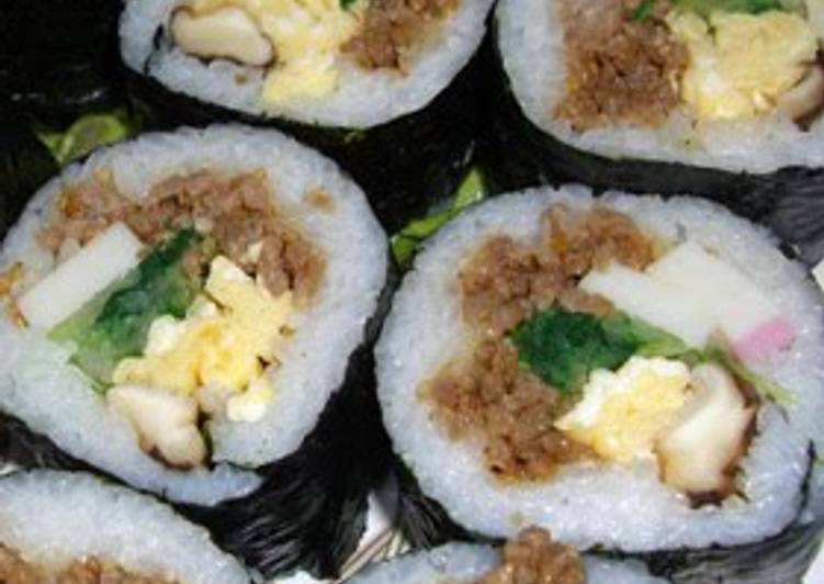 Recipe of Any-night-of-the-week Gimbap: Korean Nori Seaweed Rolls