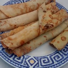 A picture of English Style Pancakes.