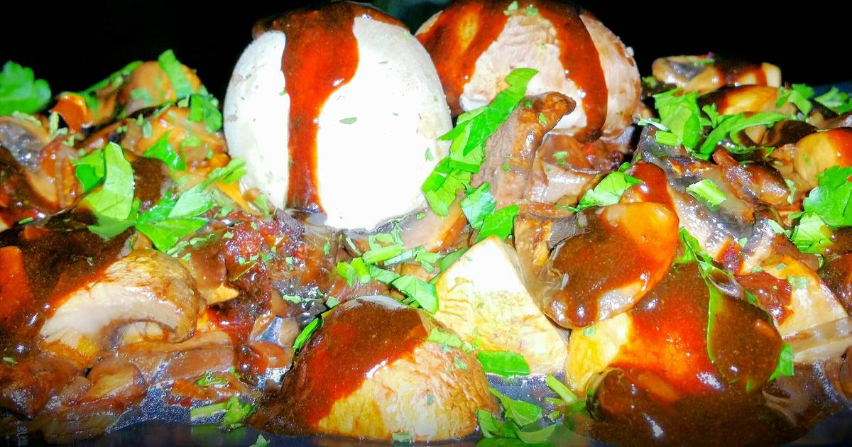 Mike's Meaty Mushrooms & SemiDemi Glace Recipe by MMOBRIEN Cookpad