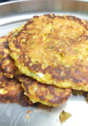 A picture of Cottage cheese chilla...