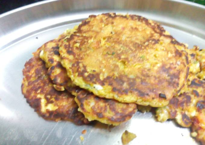 Cottage cheese chilla.. Recipe