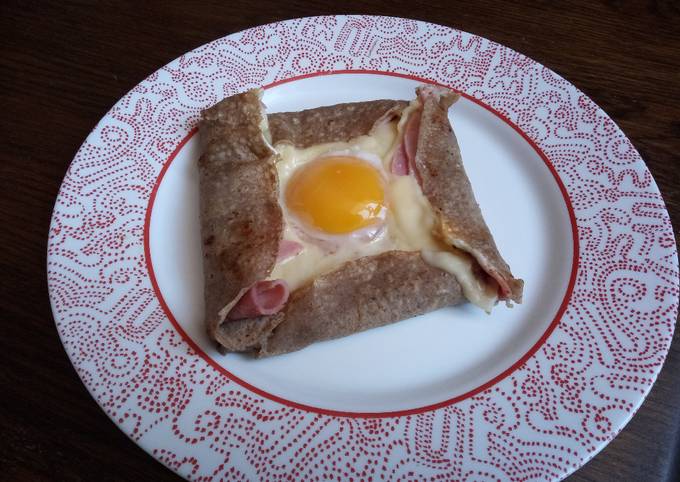 Recette Appétissante Galette complète bretonne