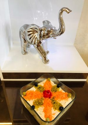 عکسی از دستور سالاد الویه مرغ (الیویه)