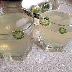 A picture of Serrano Pepper Margarita.
