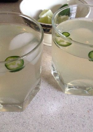 A picture of Serrano Pepper Margarita.