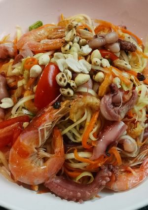 รูปของ ส้มตำทะเล