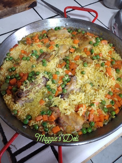 Una foto de Arroz con pollo estilo Rafael