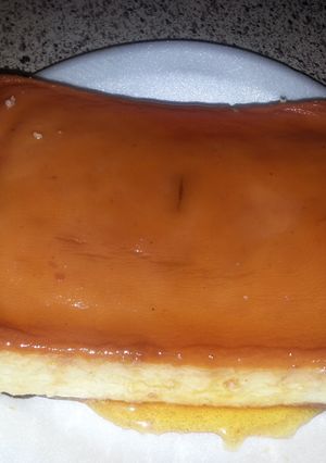 A picture of Cheese Flan ( Puertorrican Flan).