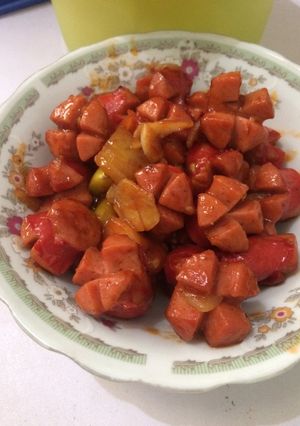 Foto resep Oseng Sosis Saus Tomat