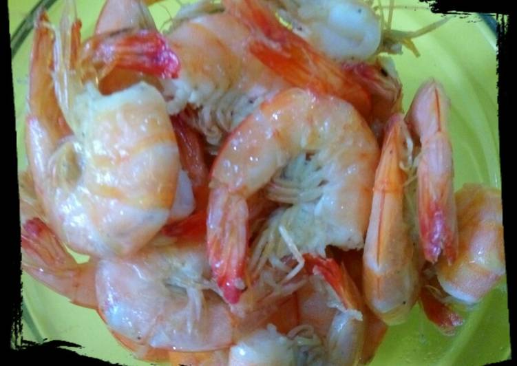 Bagaimana Membuat Udang goreng bawang putih, Bikin Ngiler