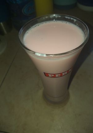 A picture of Homemade milkshake.