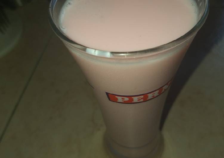 Homemade milkshake
