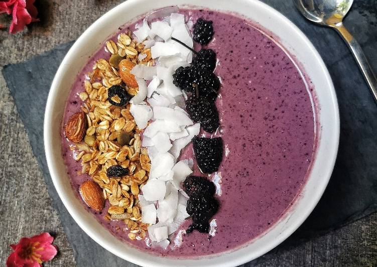 Cara bikin Blackberry Smoothies (Tanpa Pisang)  yang Menggugah Selera