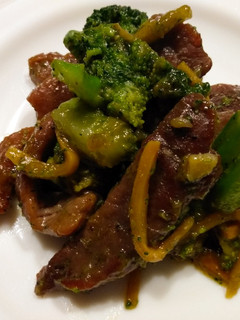 A picture of Velvet Beef and Broccoli.