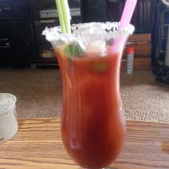 A picture of Mrs carries bloody marys.