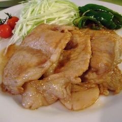 A picture of Delicious Pan-Fried Ginger Pork in 10 minutes.