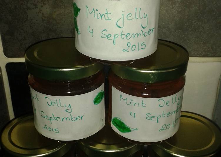 Simple Way to Prepare Homemade Mint jelly