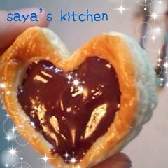 A picture of Heart-Shaped Chocolate Pies.