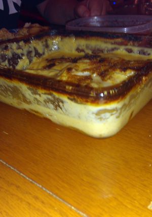 A picture of au gratin potatoes.