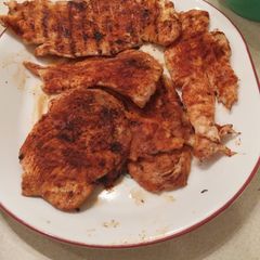 A picture of Mr. Pig chicken sandwiches.