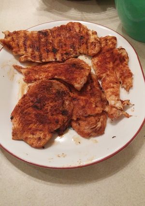 A picture of Mr. Pig chicken sandwiches.